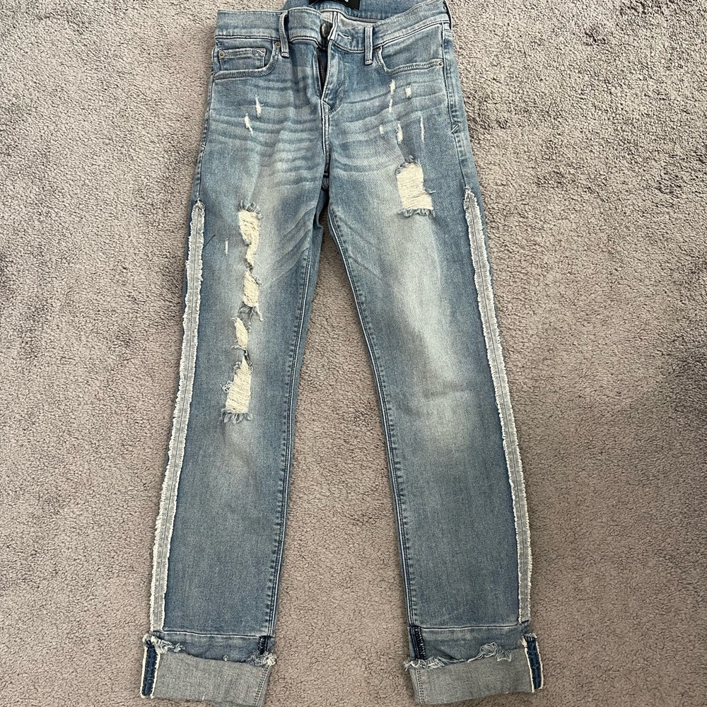Express cropped skinny jeans